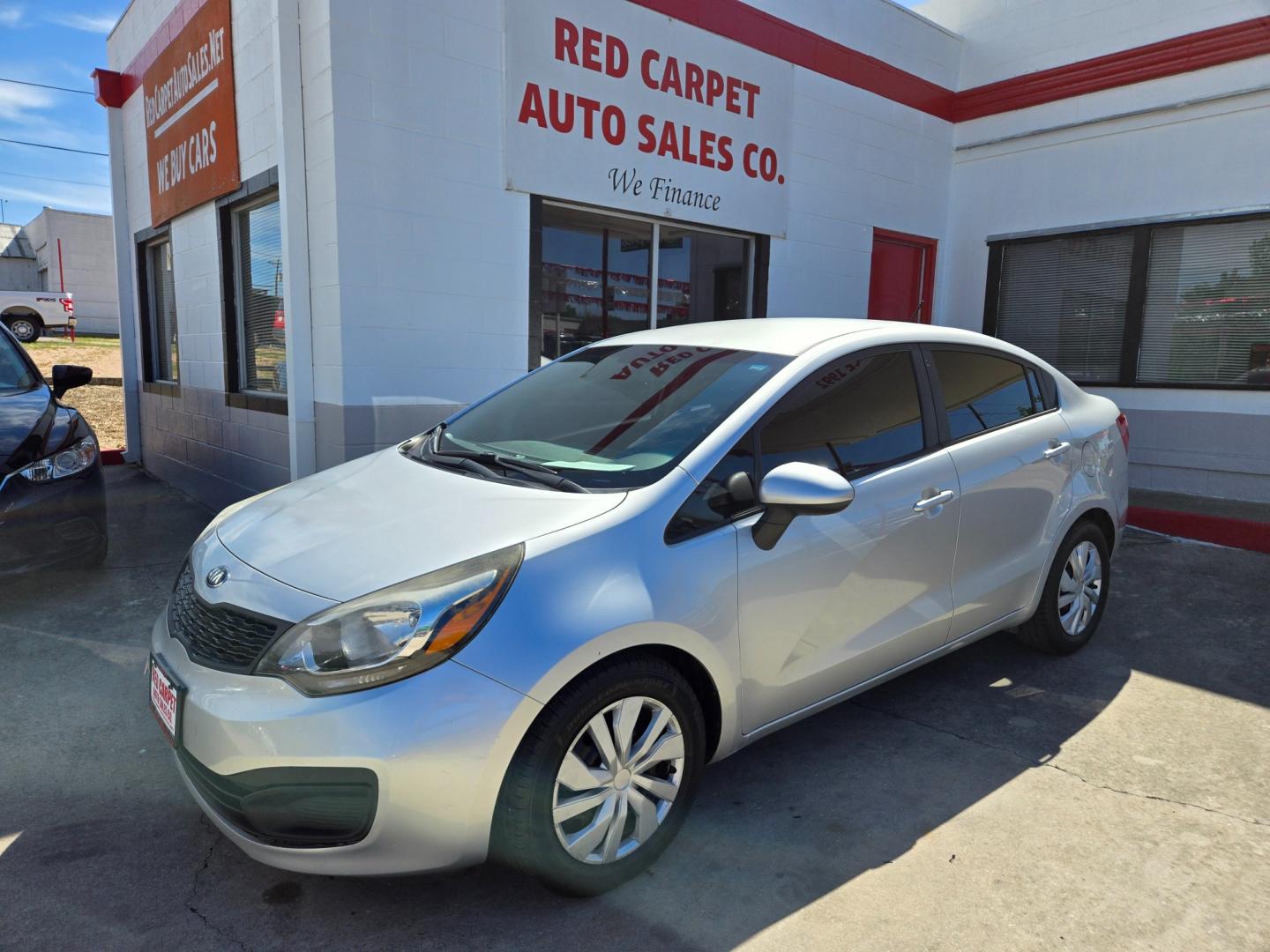 2014 Kia Rio (KNADM4A30E6) with an 1.6L I4 F DOHC 16V engine, Manual Transmission transmission, located at 503 West Court, Seguin, TX, 78155, (830) 379-3373, 29.568621, -97.969803 - Photo#0